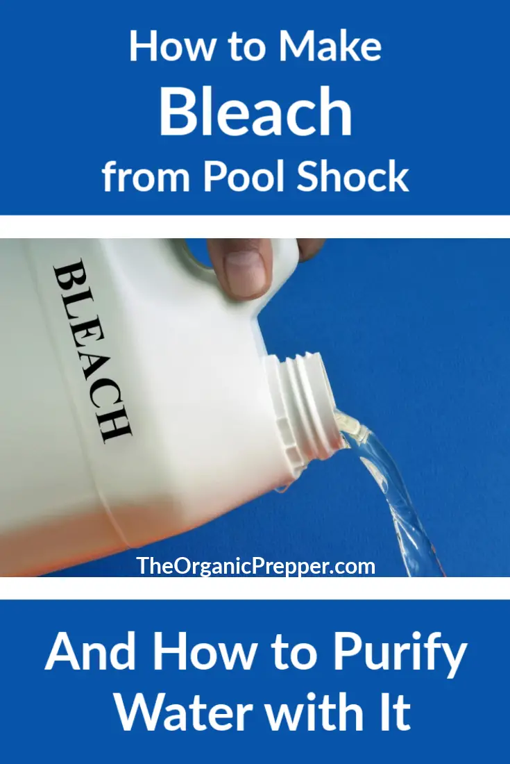 How to Make Bleach from Pool Shock The Organic Prepper